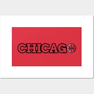 Chicago basketball city Posters and Art